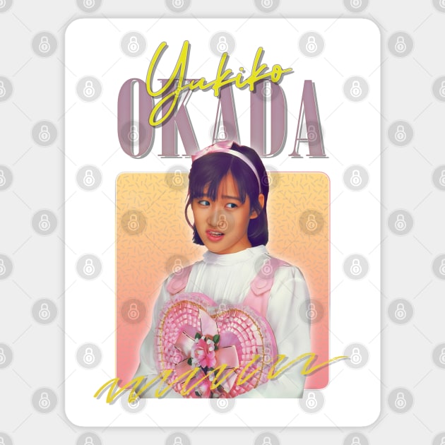 Yukiko Okada / Retro 80s Fan Design Magnet by DankFutura